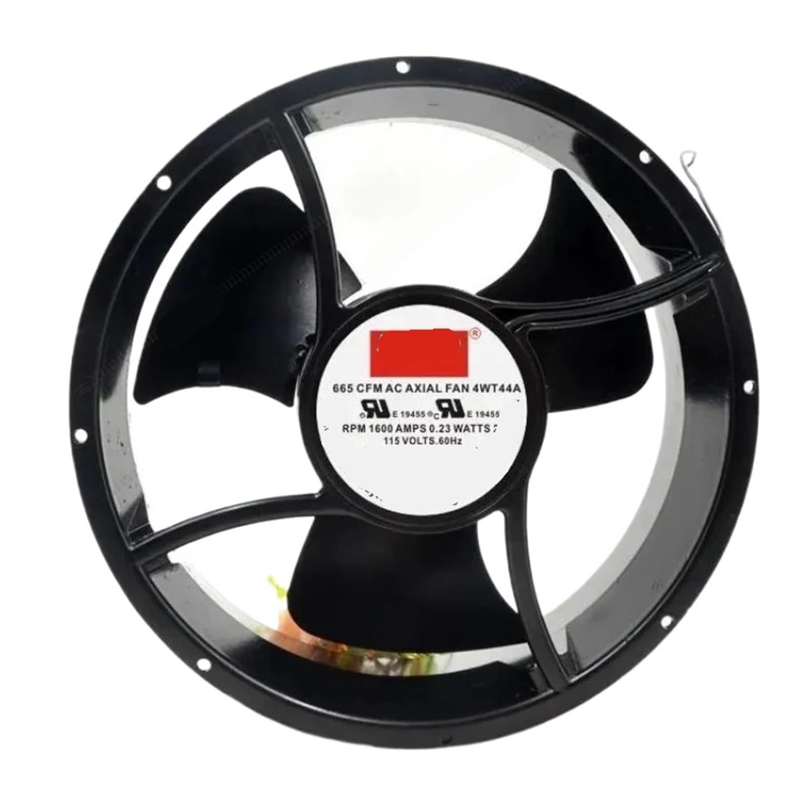 ETNANUPIN 1pcs 4WT44A 665CFM AC 115V 0.23A 25489 25.4CM Axial Fan