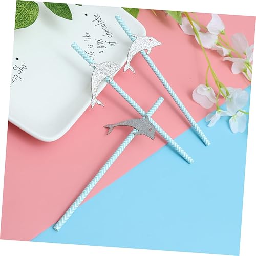 Miniatura 3 de ULTECHNOVO 36 pcs hawaiian decor cake decorations cake toppers party favors cake decorating mariposas decorativas para pared paper drinking straws