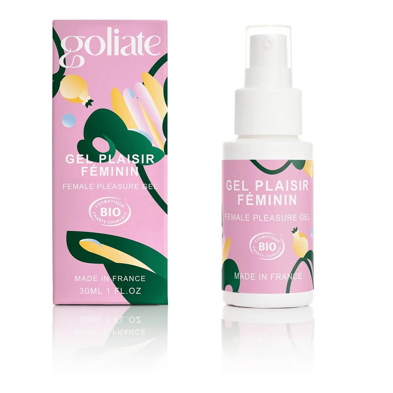 GOLIATE Gel Orgasmique Clitoridien BIO - Effet Chaud Froid - Vegan | Certifié bi