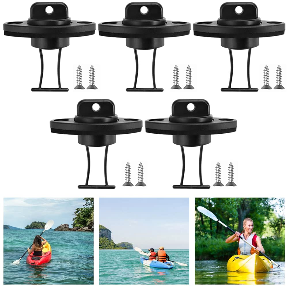 Buy SPEACOUR 5 PCS Kayak Drain Plug Kit Boat Drain Holes Plugs Dingy