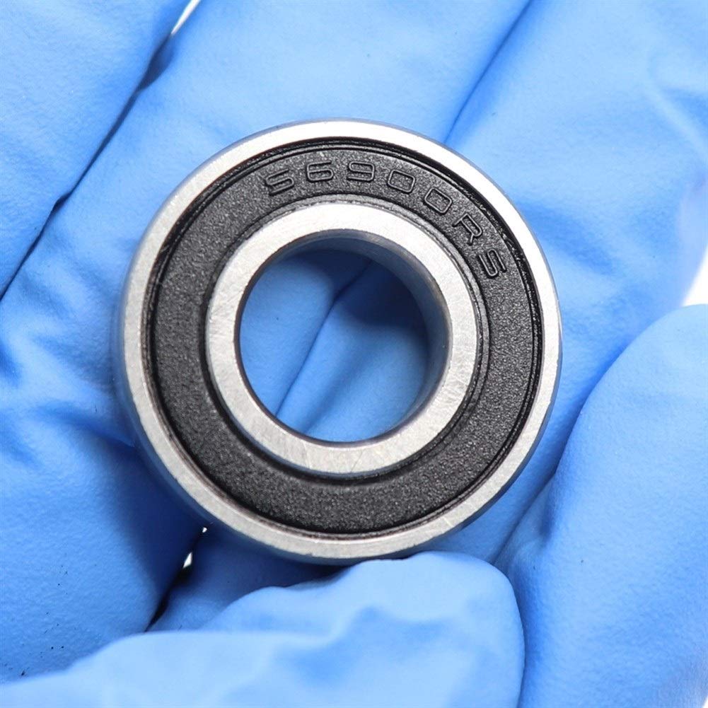 S697ZZ ABEC-9 (10 個) 7x17x5mm ミニチュア SUS440 ステンレス鋼ボールベアリング S619/7ZZ S697ZZ  Stainless 2個 S697ZZ 7X17X5mm ステンレススチールベアリング