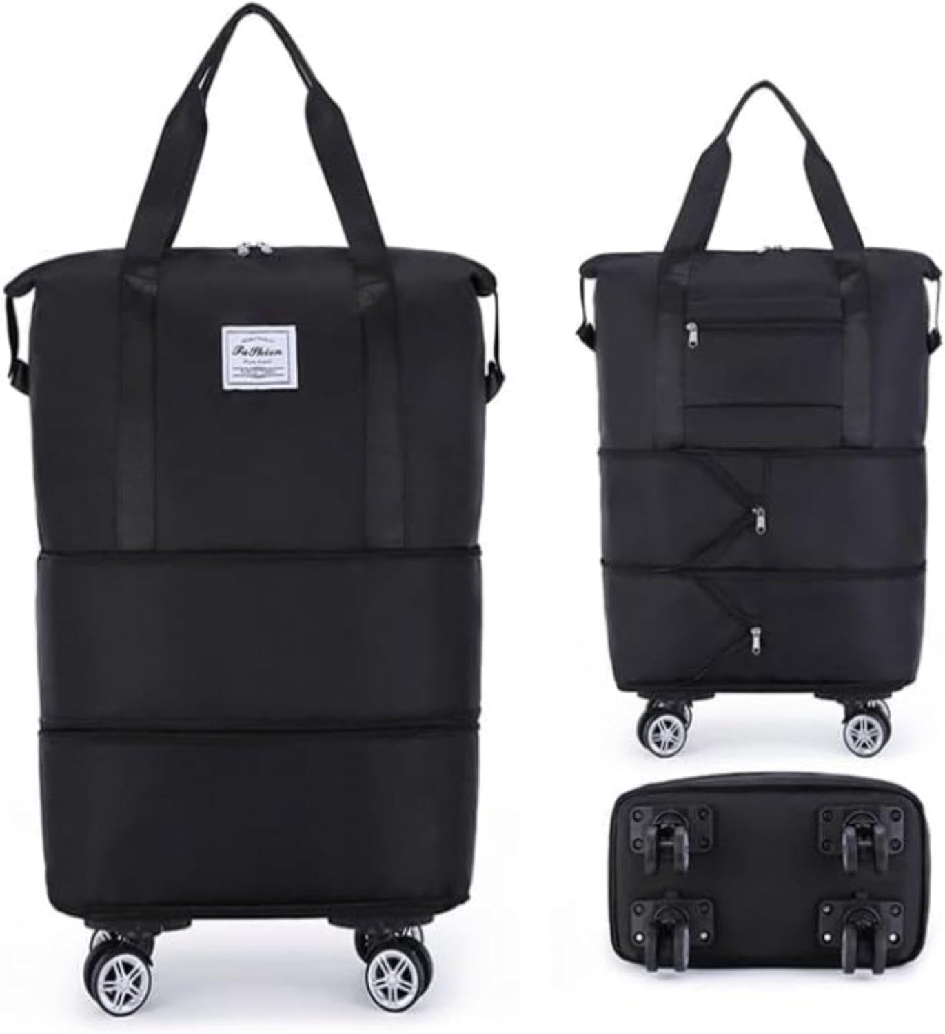 ⭐︎新品・未使用　AMAZON 大容量 ブラック キャリータイプバッグ Amazon.co.jp: ボストンキャリーバッグ 大容量 スポーツバッグ