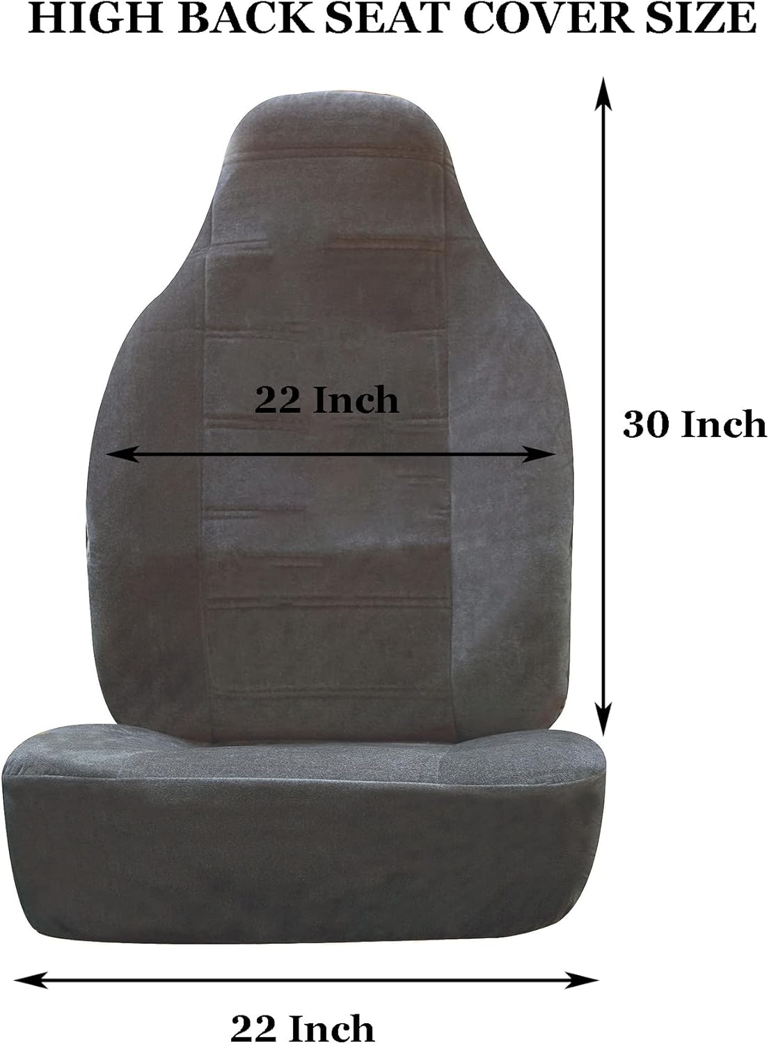 ALLBrand Universal Fit Car SUV Truck Crystal Bling Rhinestone Studded Grey High Back Front Bucket Seat Covers - Pack of 2 (Pink Butterfly/Grey)