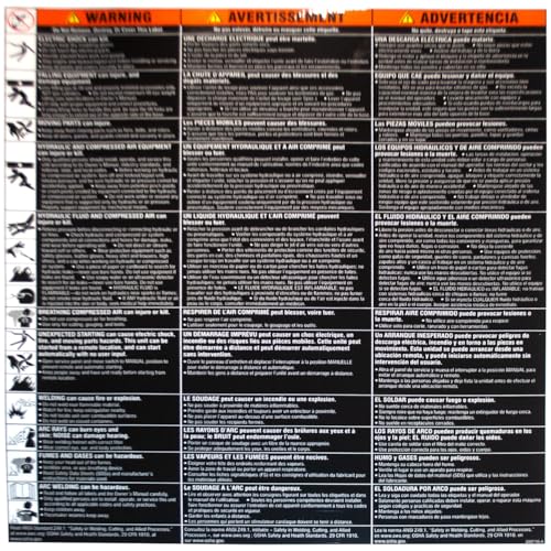 Miller 289210 Label Warning General Precautionary