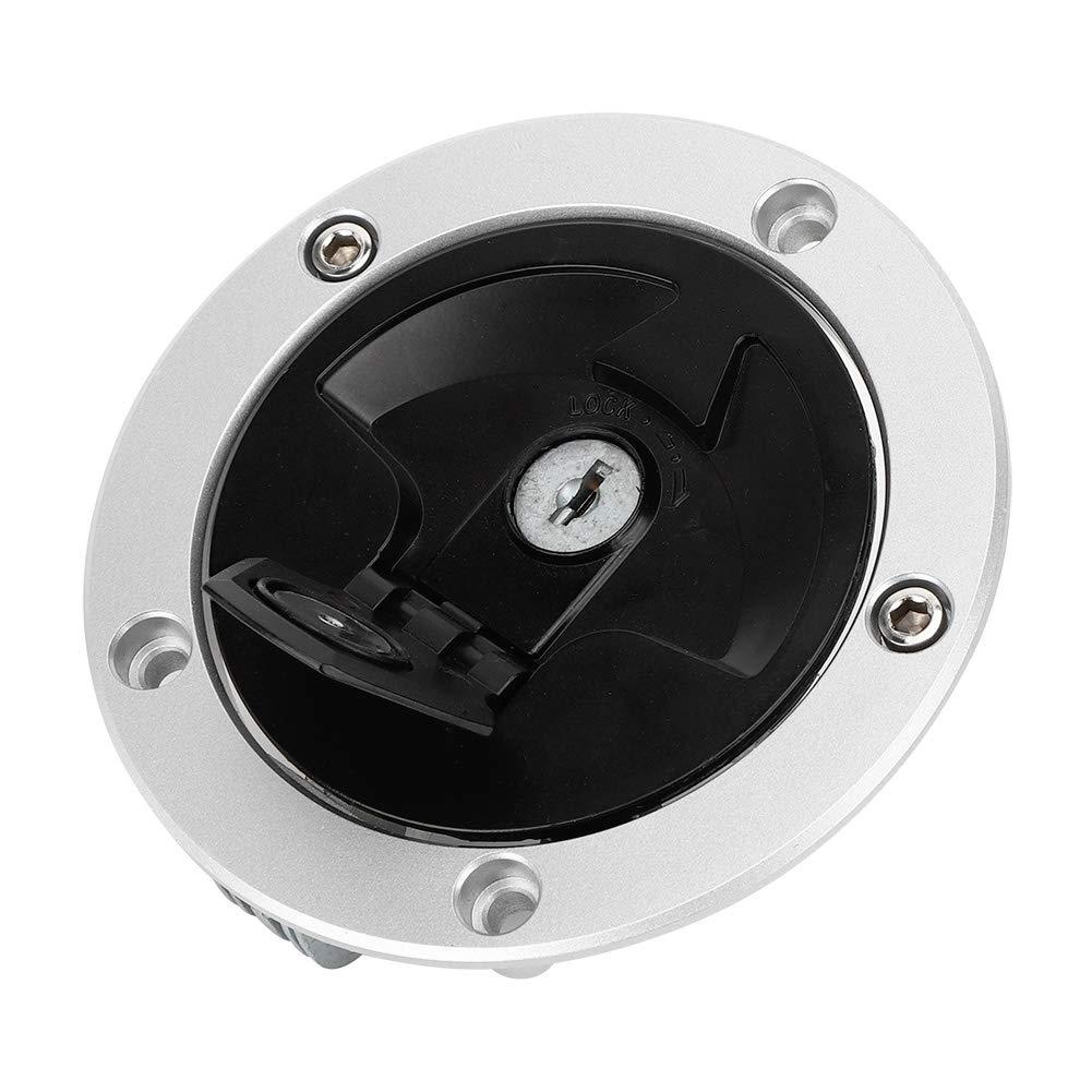 Cocoarm Tapa de para Motocicleta, Tapa de Tanque de Aceite de Aluminio con Llaves, Reemplazo Directo, de de Bloqueo Rápido para Conductores ZX 6R ZX 10R 14R