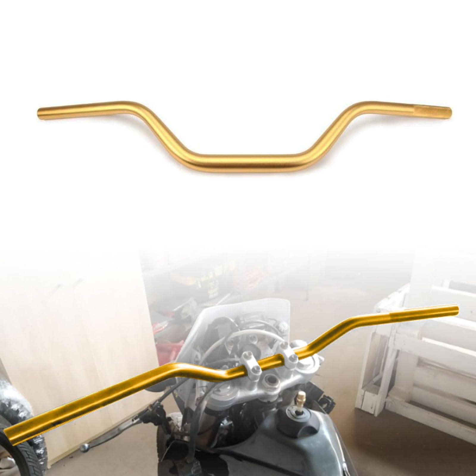 Zero Bar Pesi Terminali Per Barre Moto Universali - Diametro 22.2mm (7/8") Per Barre Da 18mm - Finitura Cromata - Bike It Tappo Manubrio Mtb - Foto 2