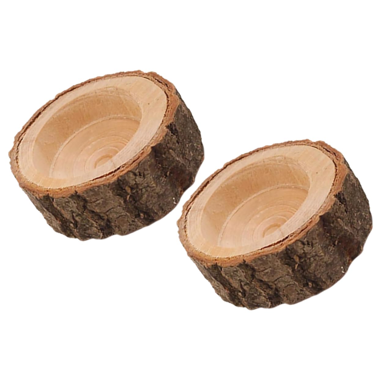 ULTECHNOVO 5 Set Portacandele A Palo Cenare Lumini Lumino Soia Moderno Tè Portacandele Tealight Titolare Della Candela Votiva Porta Tealight Votivo in Legno Di Legno 2 Pezzi*5