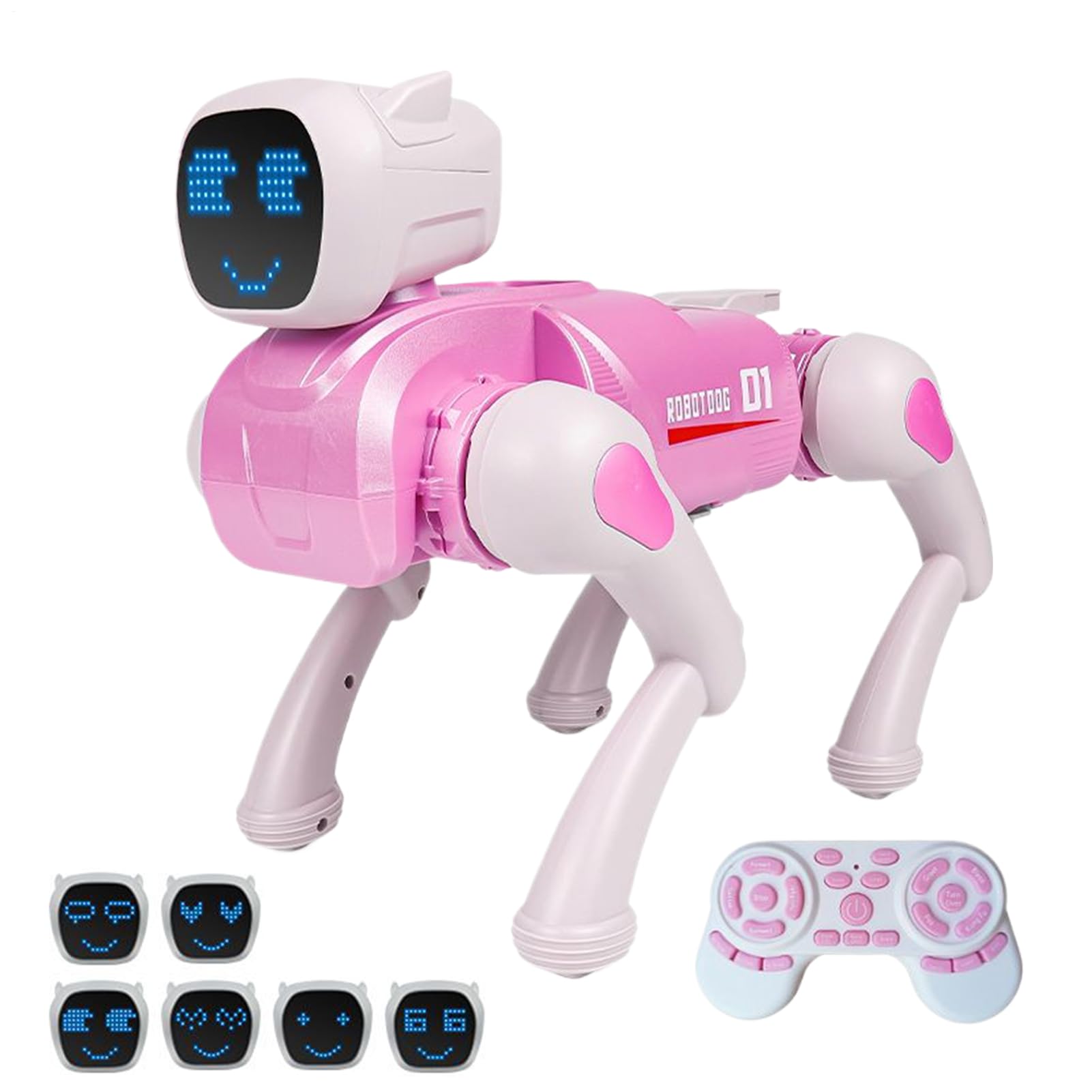 Cucciolo Robot Giocattoli Educativi Realistici Figure Telecomandate | Cane Robot Giocattolo Programmabile Per Bambini Ragazzi Casa Scuola Giardino Viaggio Compleanno Natale Festa