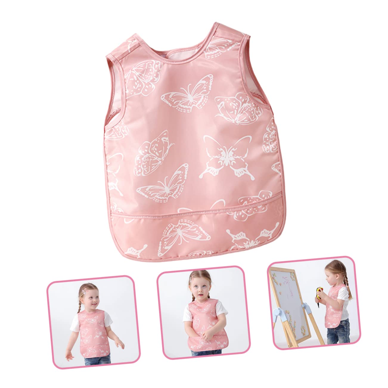 ibasenice isst Lätzchen bibs babylätzen -Schlabberlatz wasserdichte Schürze Kinder malen Schürze Lätzchen zum Füttern von Babys zum Füttern von Babys Polyester