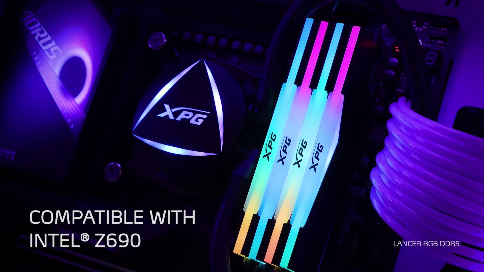 XPG ADATA Lancer RGB DDR5 5200MHz 32G (2x16GB) UDIMM 288-Pins