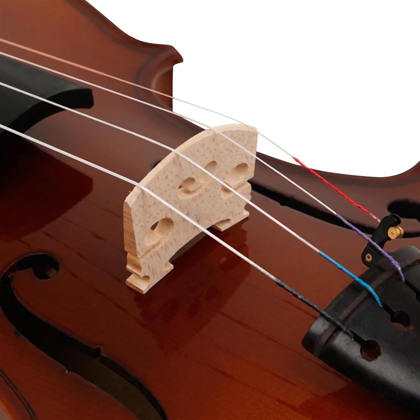 4/4 Violino Pannello In Legno Di Abete Rosso Strumento A Corde Professionale Con Set Completo Di Parti Di Violino Illuminazione Violino(Set 2)