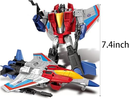 Miniatura 3 de Robots de automóvil deformación manual de aleación ensamblar figura de acción de 7.5 pulgadas, modelo coleccionable, decoración de escritorio,