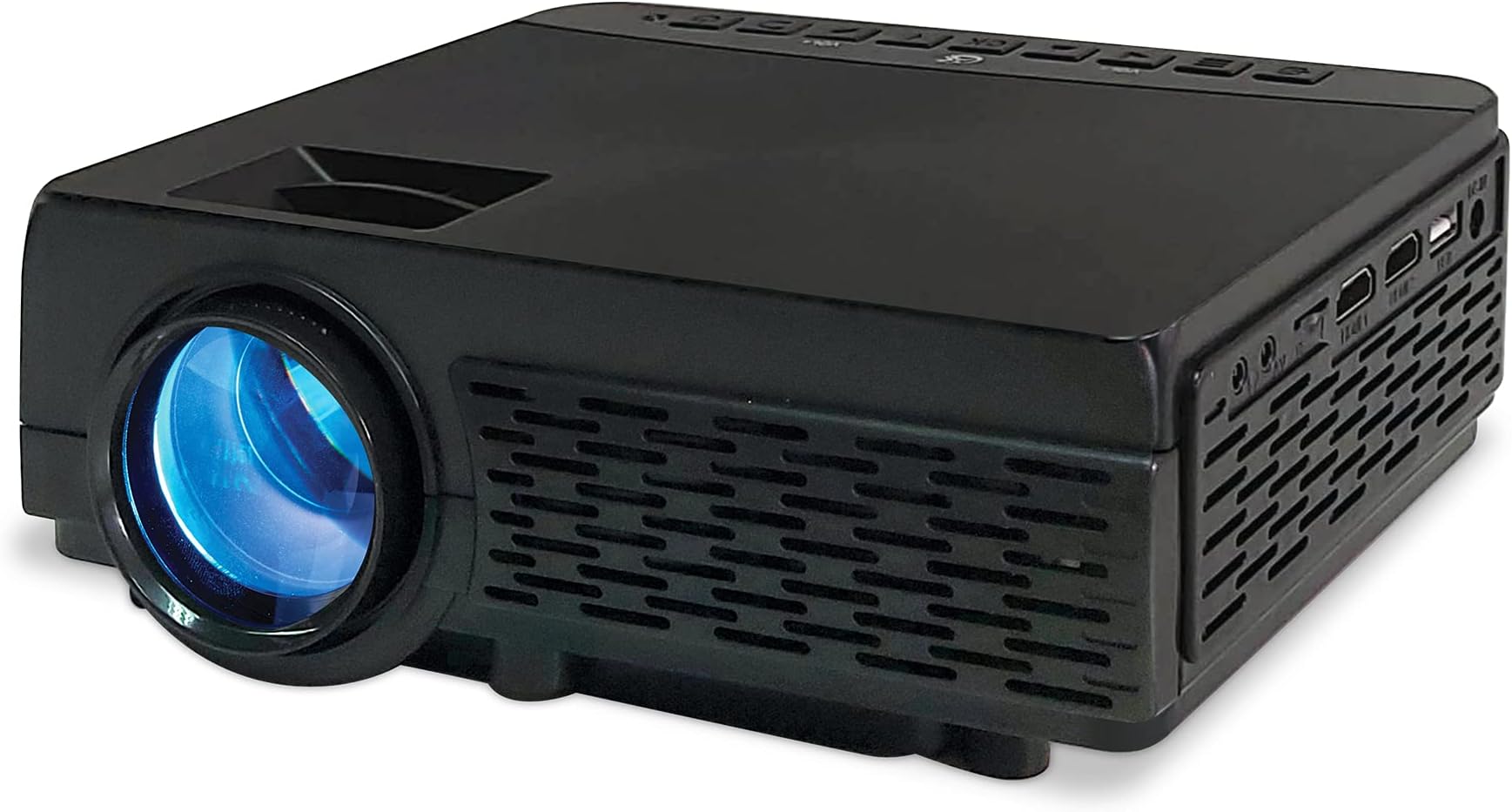 GPX Mini Projector with Bluetooth, USB and Micro SD Media Ports, Includes Remote (PJ300B),Black