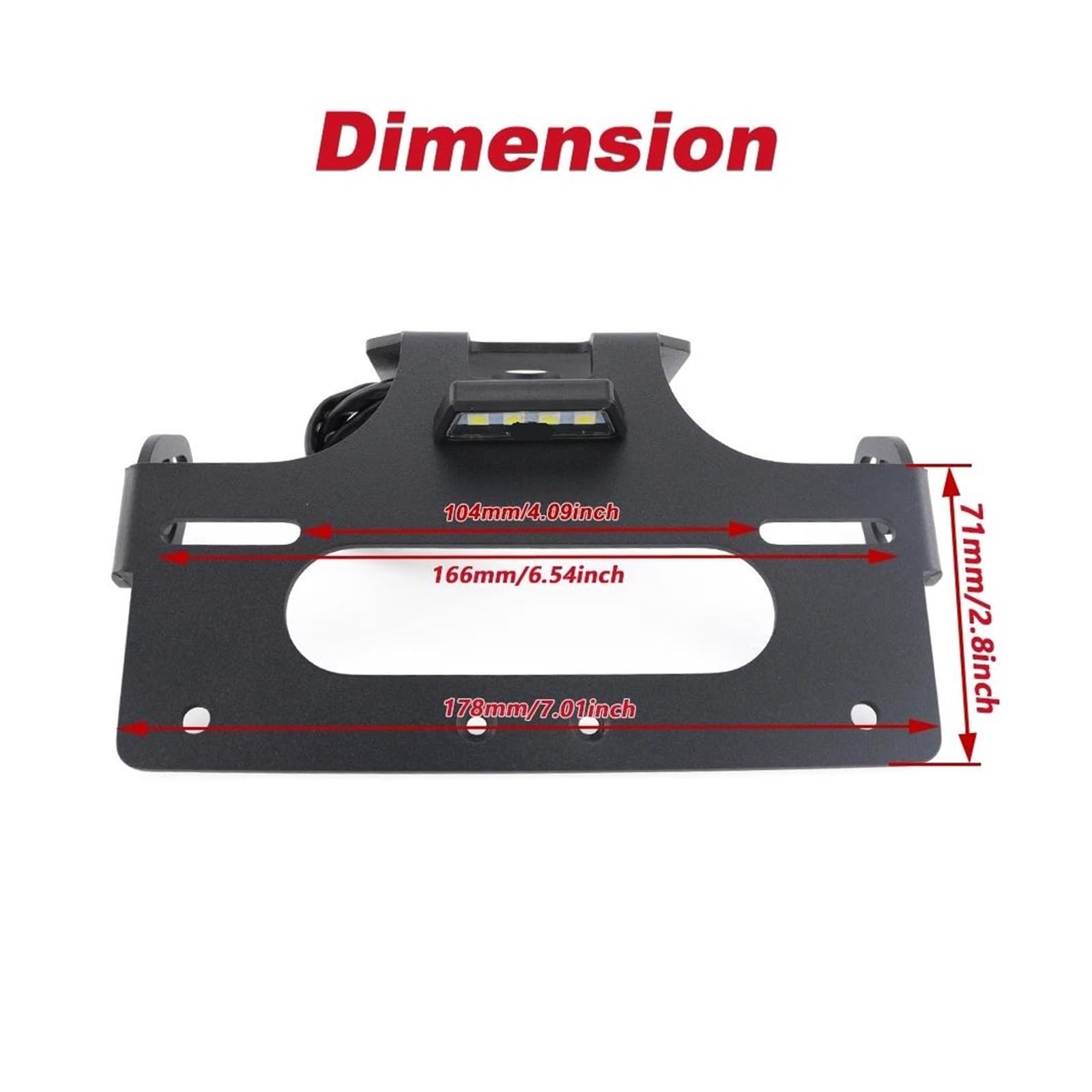 Kit Portatarga Posteriore Per YAM&AHA YZF R15 R150 2008-2023