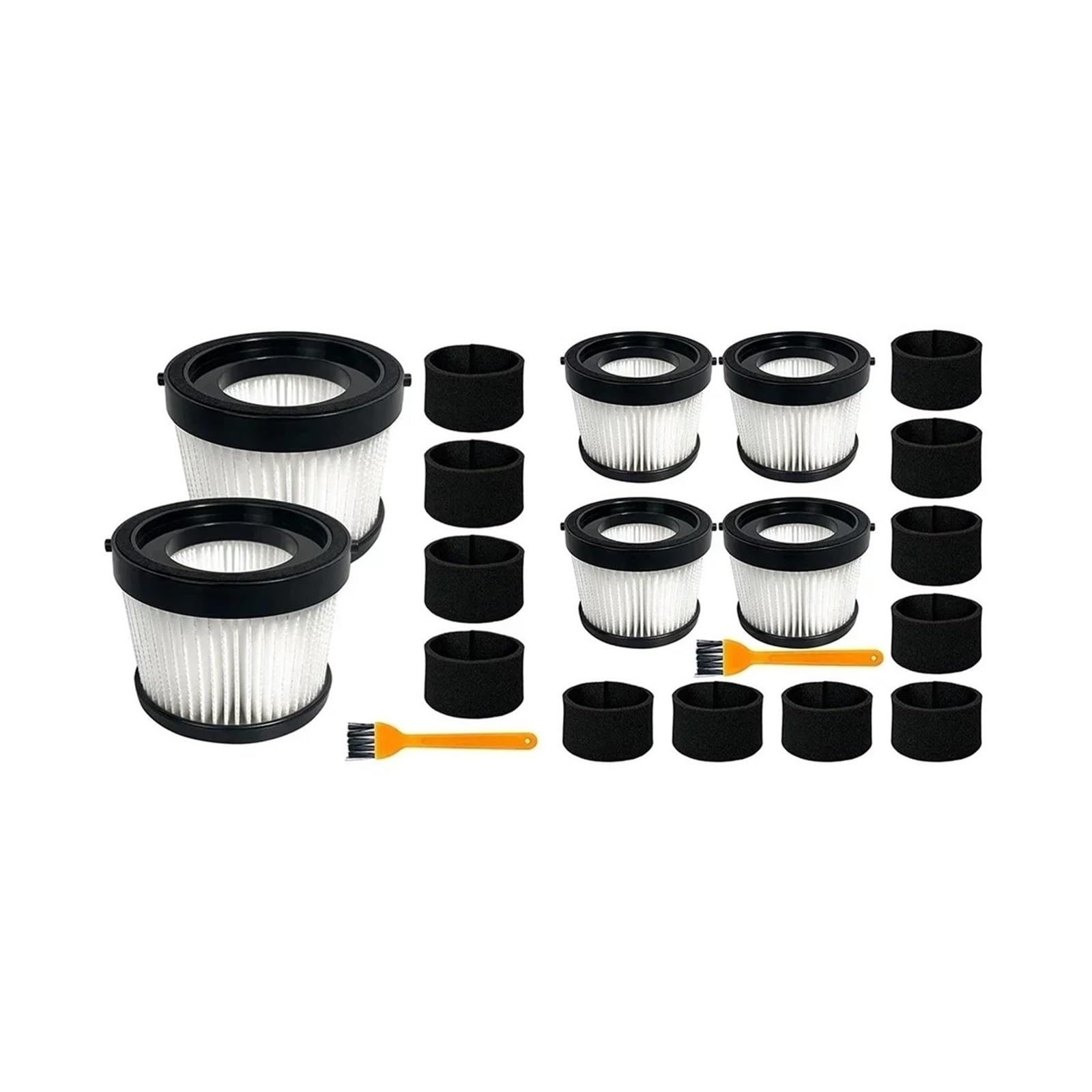 Cartucho De Filtro For Aspiradora, Compatible Con DEWALT, DCV5011H 20V, Filtro Reutilizable Lavable For Aspiradora De Mano Inalámbrica | 2pcs