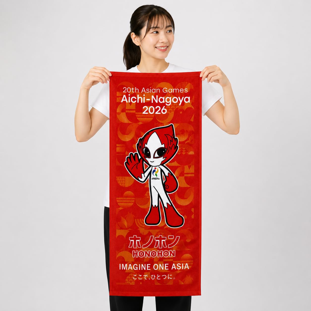 純白彩永　2026【台湾限定】TAIPEI RED EXPO タオル Amazon｜【Aichi-Nagoya 2026】アジア大会 公式ライセンス フェイス
