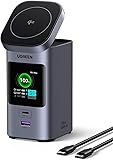 UGREEN Nexode Power Bank 20000mAh 145W, Batteria Portatile Ricarica Wireless Qi2 15W con 2 USB C 1 USB A, Compatibile con iPhone 16/15/14/13/12 Plus Pro Max, Macbook, Galaxy S24, ecc.