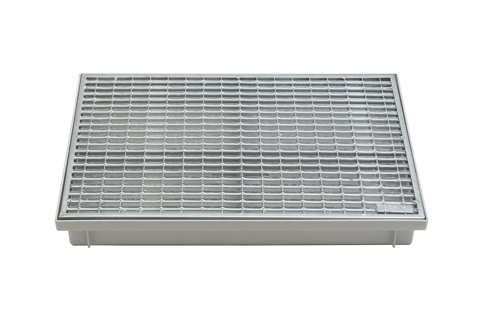 ACO 60x40cm Schuhabstreifer V-Stab Maschenrost mit Bodenwanne Vario Light Abtreter Fußmatte