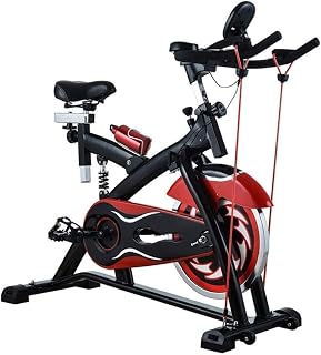 ROLTIN Upright Exercise Bike Stationary Exercise Bike Indoor Cycling Bike Fitness Stationary All-inclusive Flywheel Bicycle with Resistance for Gym Home Cardio Workout Ma