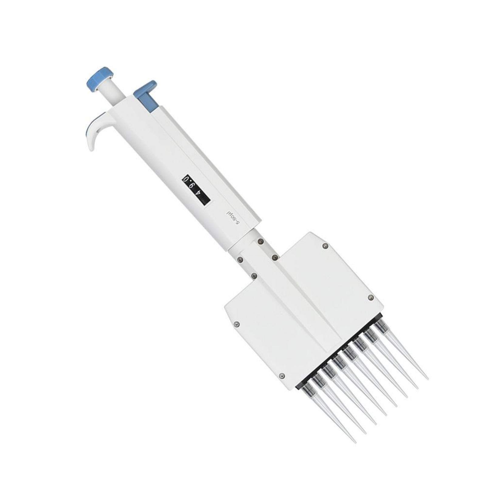 Pipetas Multicanal Pipetas De Micropipeta De Volumen Ajustable De 8 Canales, 5-50 Μl
