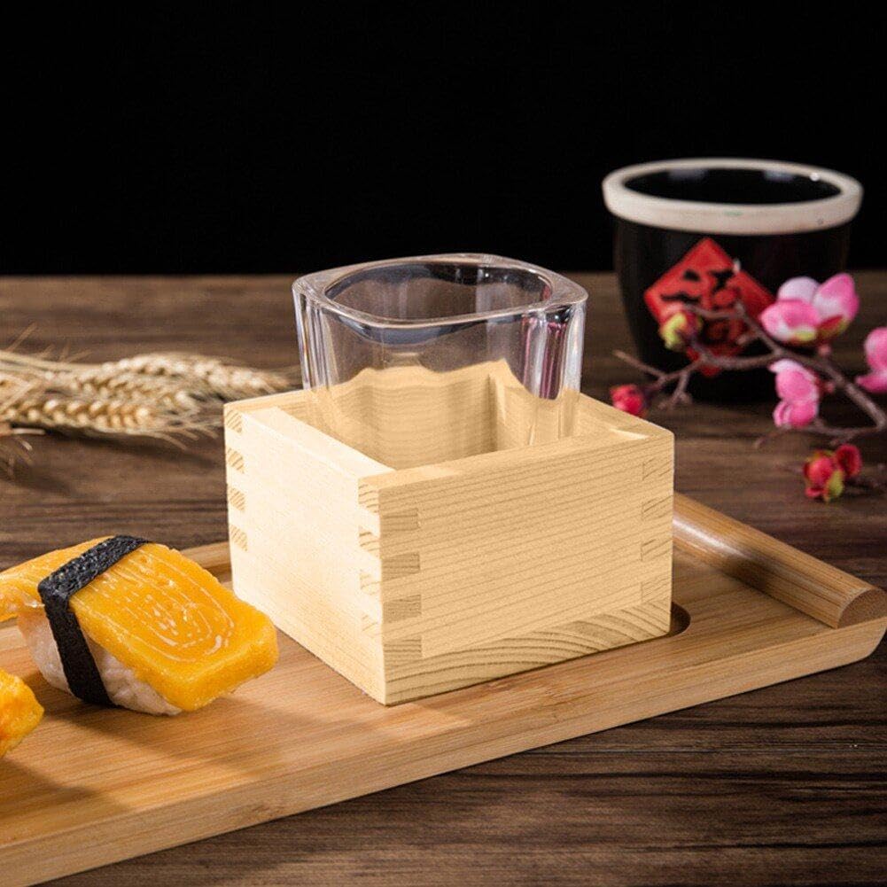 Tasse En Bois De Saké Fournitures De Culture De Saké Tasses À Saké En Bois Hinoki Tasses À Saké Japonaises Traditionnelles Masu Sake Masu Porte-gobelet À Saké Japonais Tasses À Thé À Saké Tasse À Saké