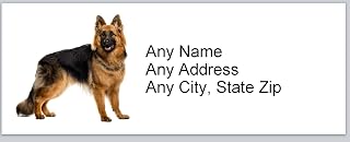 150 Personalized Address Labels German Shepherd Dog (ac 772)