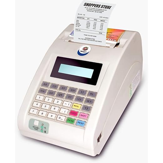 WeP BP-Joy Plus Electronic Cash Register Printer with Battery (White)