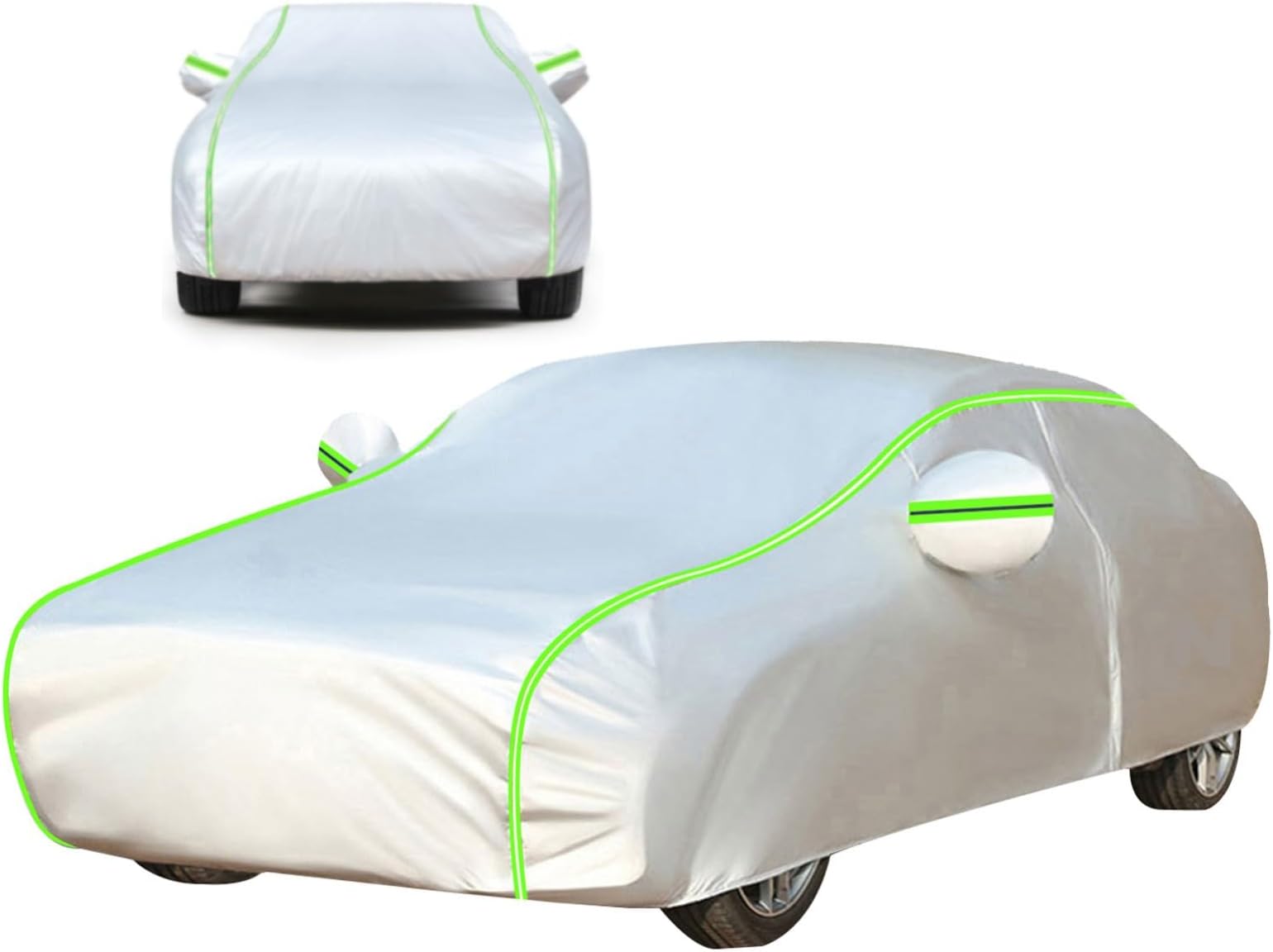 Car cover for Maxus T60 Dual Cab Pick-up 2016-,car cover waterproof breathable uv protection rain dust weather protection car covers(Color:SG,Size:Thin)