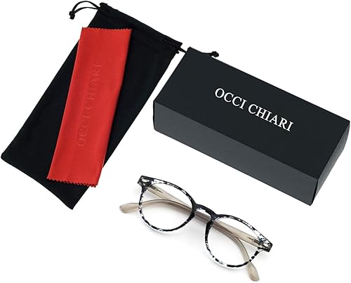 Miniatura 6 de OCCI CHIARI - Anteojos de lectura duraderos para mujer ( 0 1.0 1.25 1.5 1.75 2.0 2.5 a 4.0 5.0 6.0, Negro