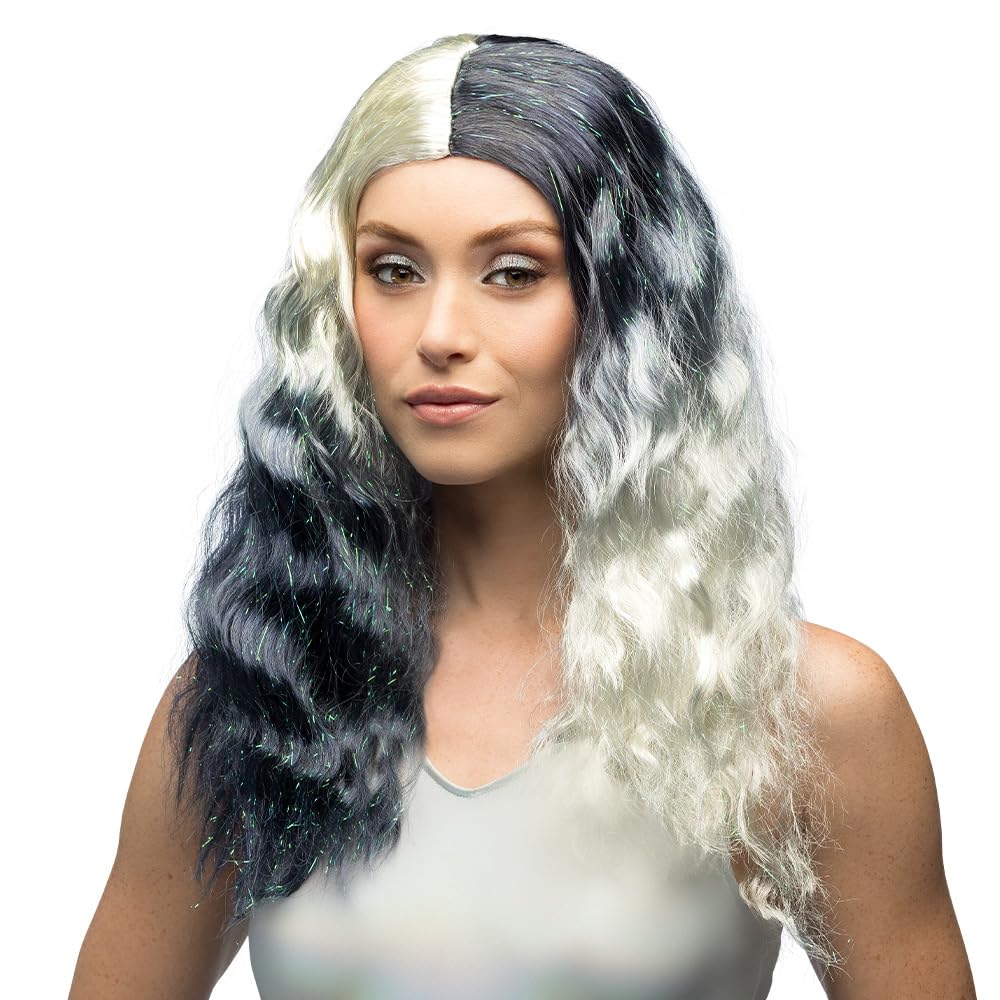 Boland - Glitter Wig for Adults, Synthetic Hair for Theme Party or Carnival, Fancy Dress Accessory