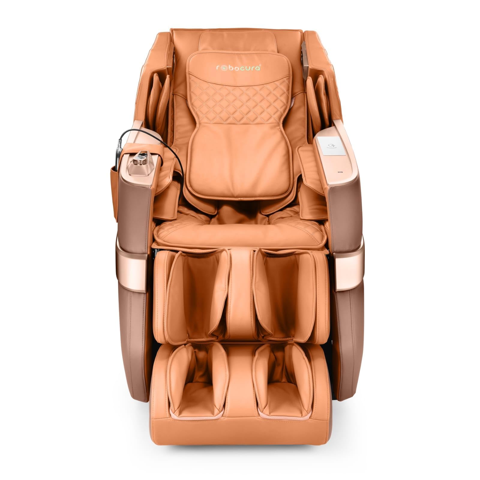 Robocura Majestic+ Full Body Massage Chair With Voice Control (Orange)