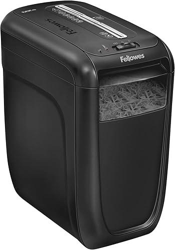 Fellowes 4606001 60Cs 10 hojas de papel, trituradora de tarjetas de crédito con características de seguridad