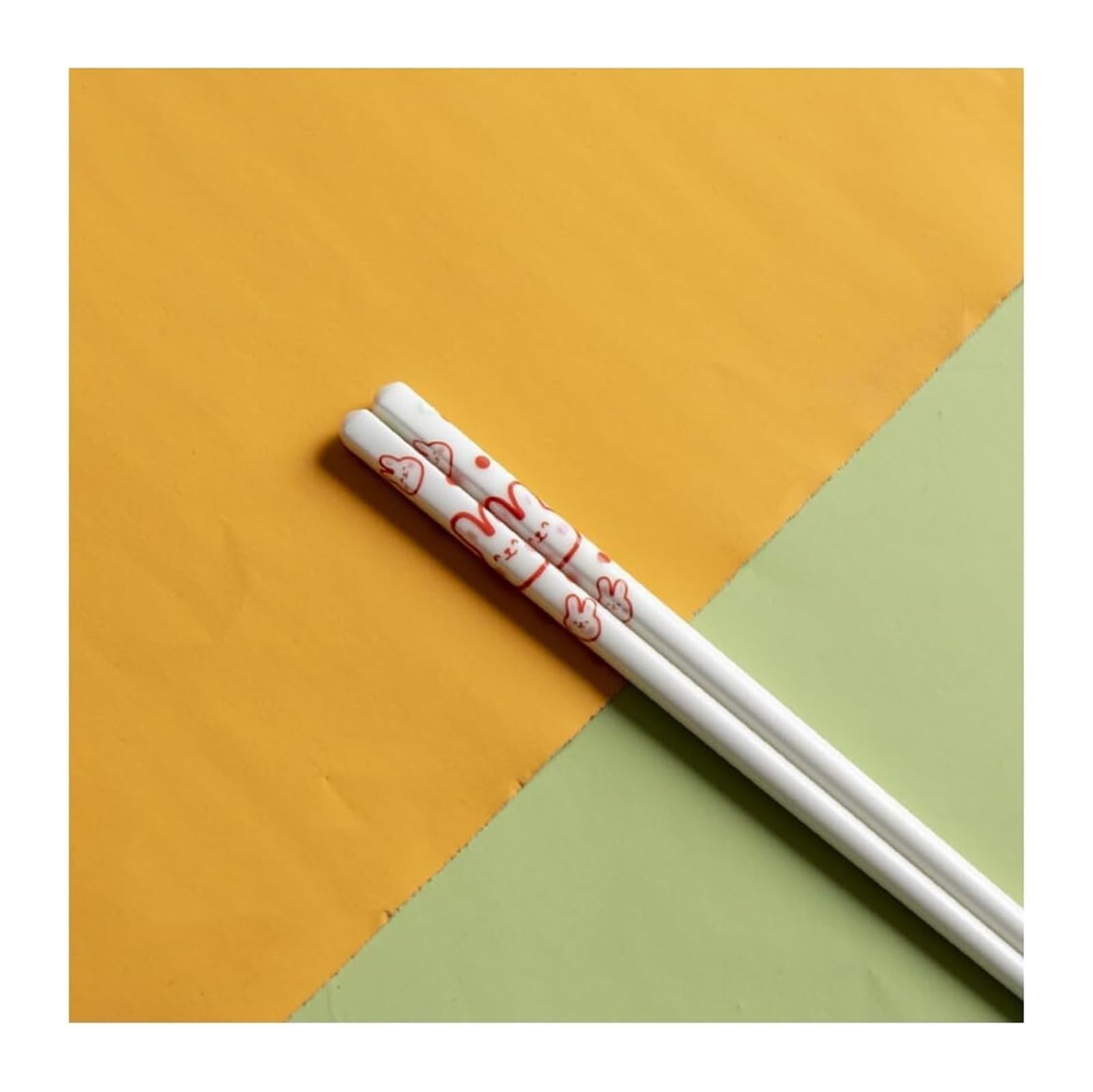 Baguettes en céramique, Cadeau japonais mignon de baguettes en porcelaine, 10 paires réutilisables céramique d'os haute qualité Chine(T)