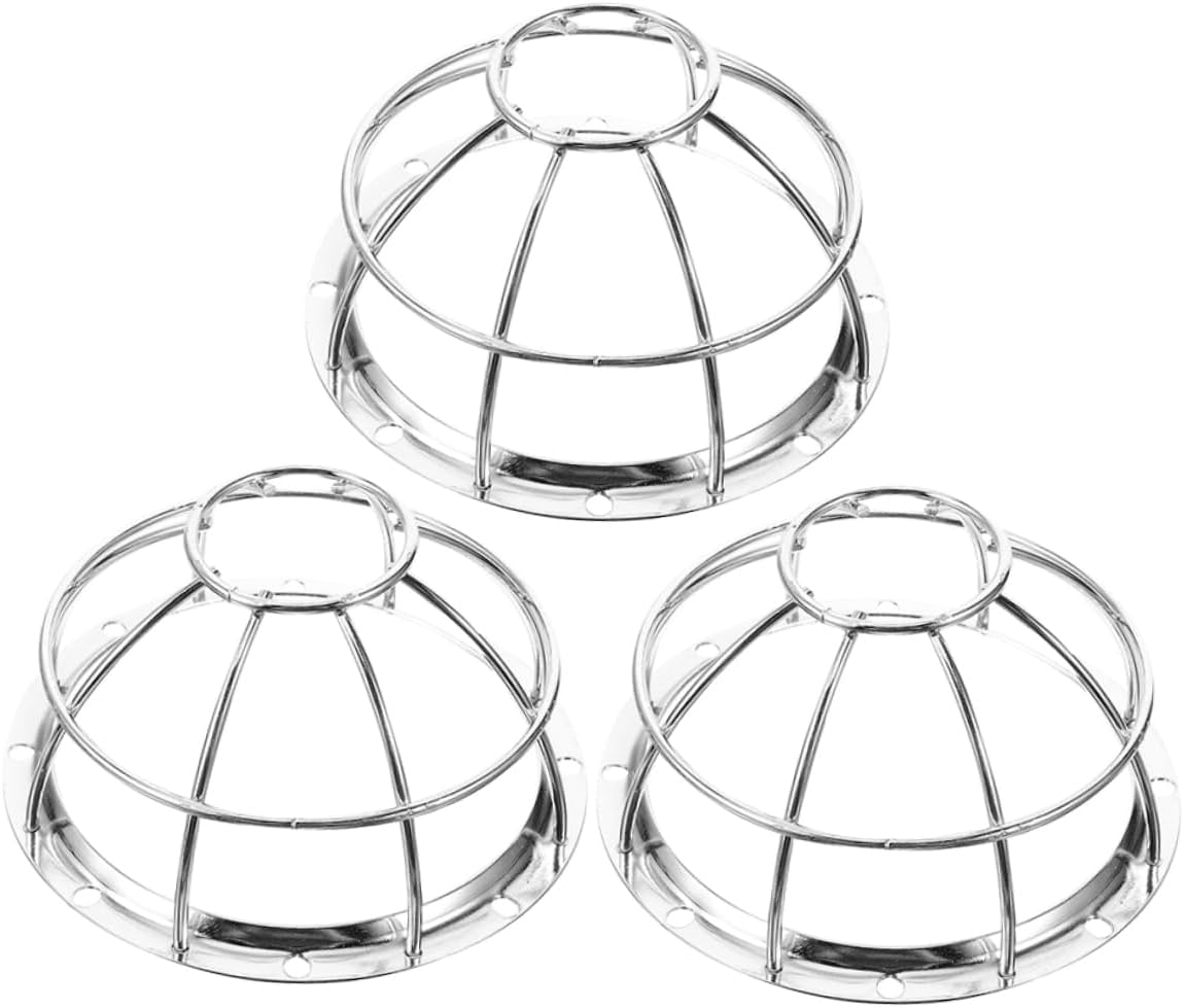 3Pcs Detector Head Covers Durable Fire Sprinkler Protector Cage Impact Resistant Guard for Alarms Easy Installation Fits Protects