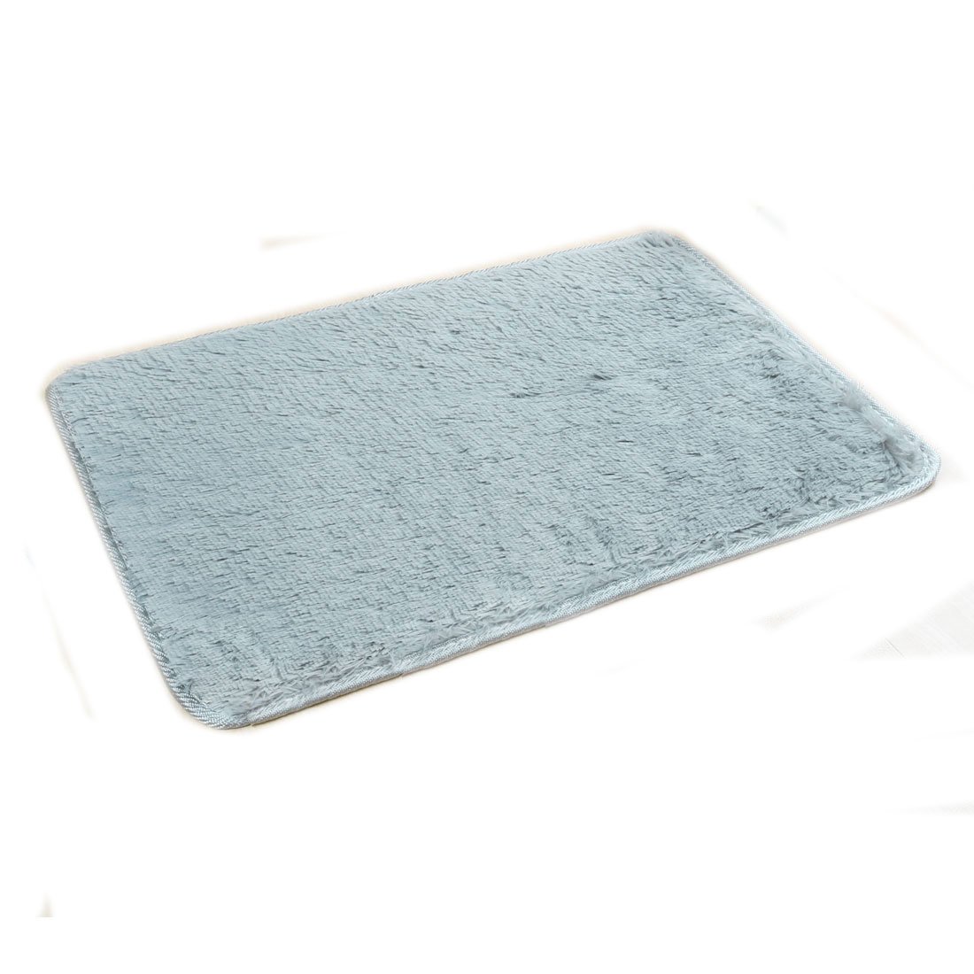 2 5cm Soft Fluffy Rugs Anti-Skid Shaggy Rug Floor Mat Dining Room Home Bedroom Carpet Gray 40x60cm id