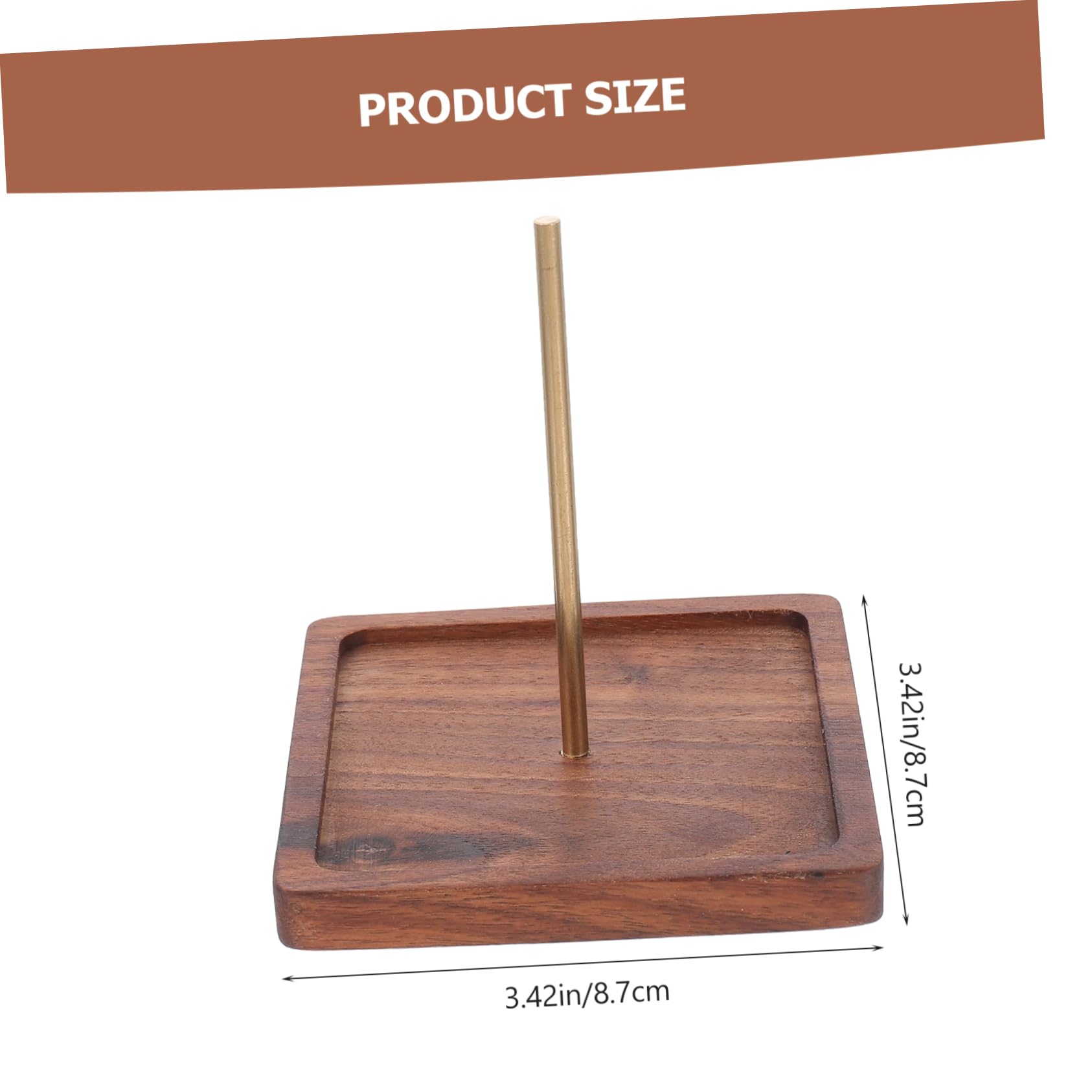 LIFKOME Wooden Spool Holder Thread Spool Storage Rack Efficient Embroidery Jewelry Making Stand