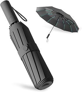 Paraguas Repel Umbrella Windproof Travel Umbrellas for Rain - Easy Auto Open Close, Durable & Compact Umbrella, Strong Fib...