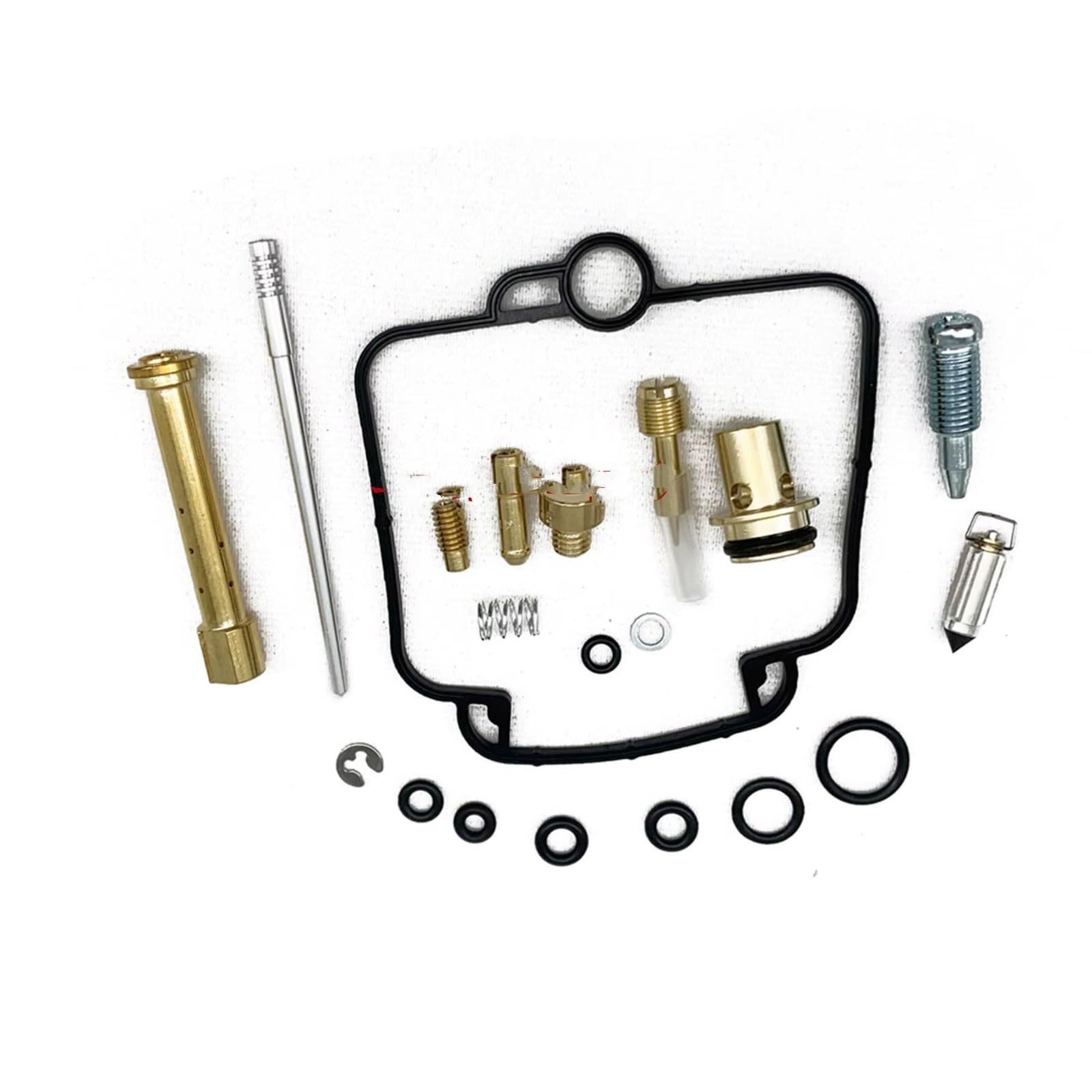 Kit Carburador Compatible Con Suzuki Para GSX-R1100W GU75C 1993-1997 Flotador De Aguja Carburador Motocicleta Kit Reparación Asiento, Sello Junta Tórica(1set)