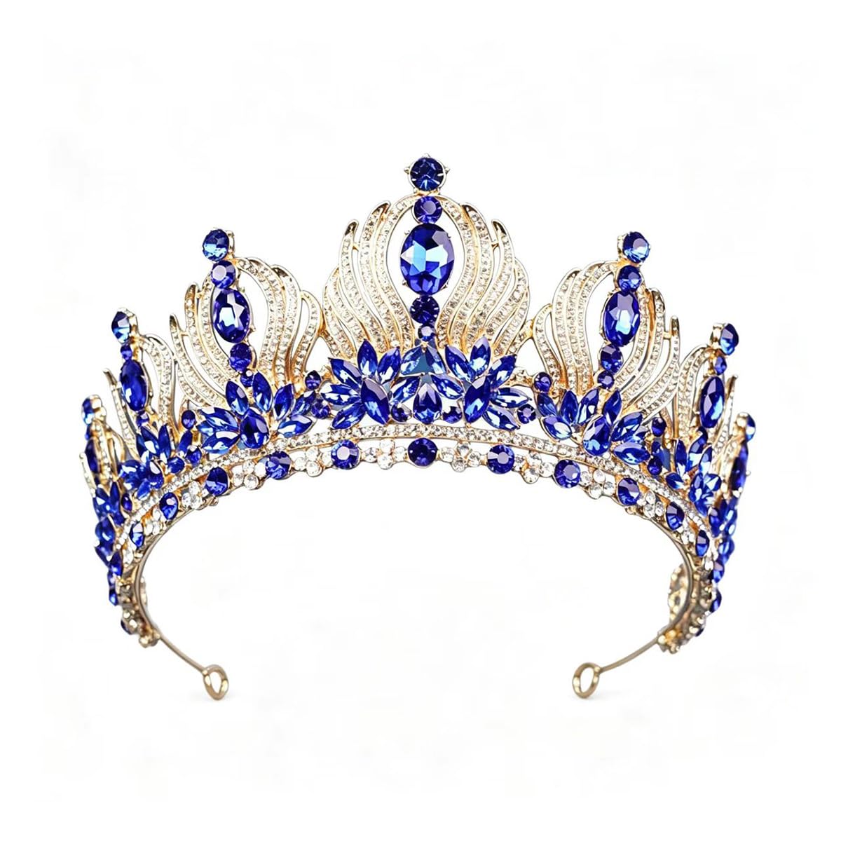 New tiara crown Baroque classical Crowns Princess Pageant Headpiece