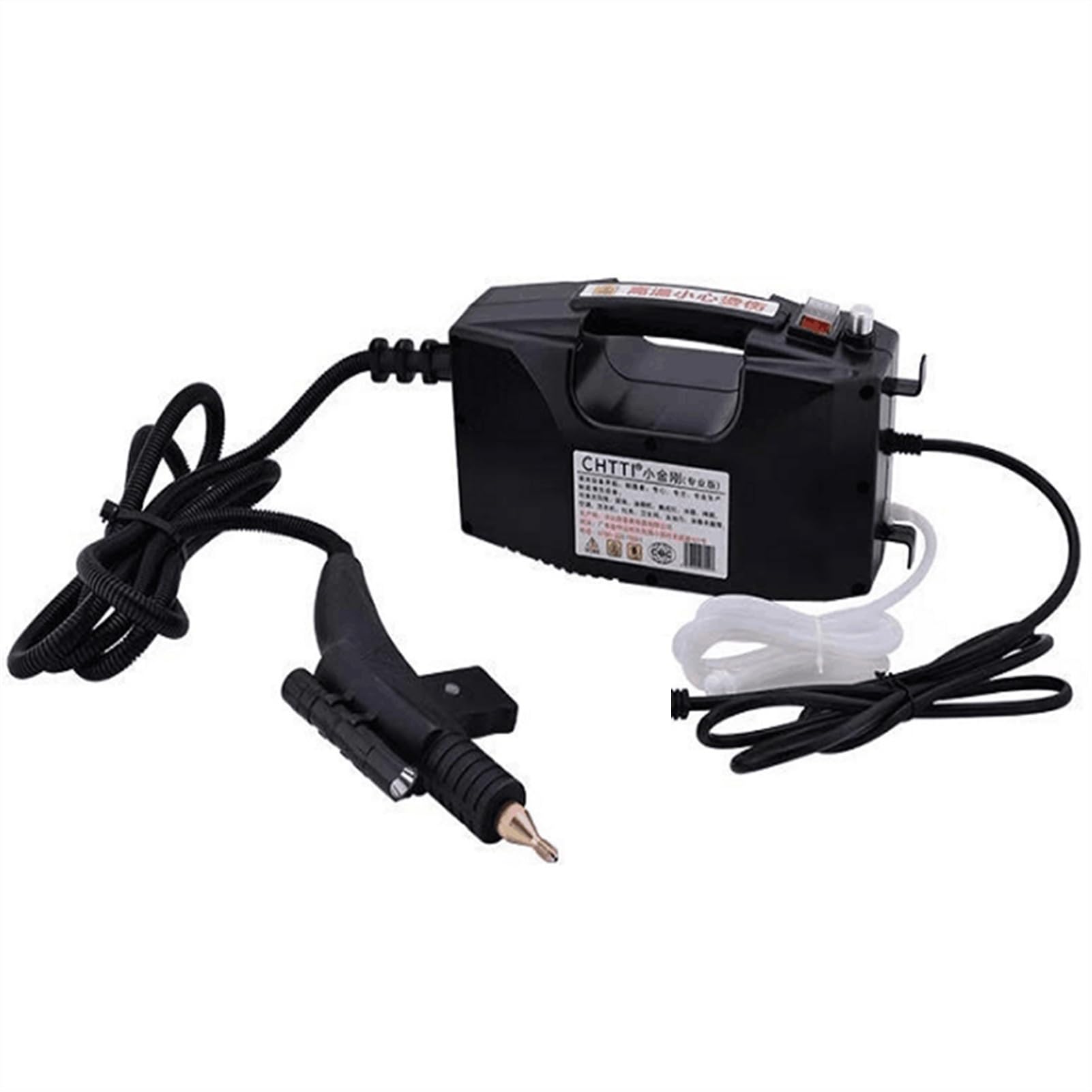 Odkurzacz parowy, 3000W wysokiego ciśnienia Maszyna do czyszczenia parowy pompowanie sterylizacji Dezynfektoor Generator Steam Generator Household Cleaner(Burgundy)