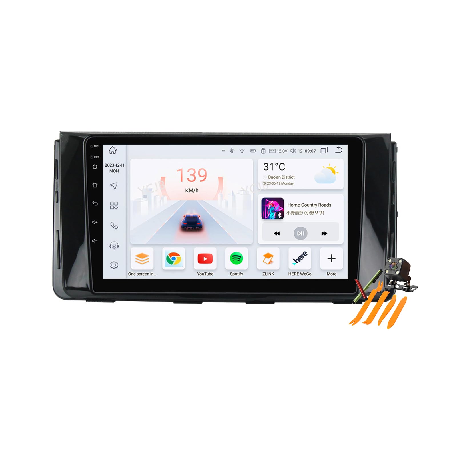 Radio 2 Din Android 13 para Hyundai H350 Solati 2014-2021 8