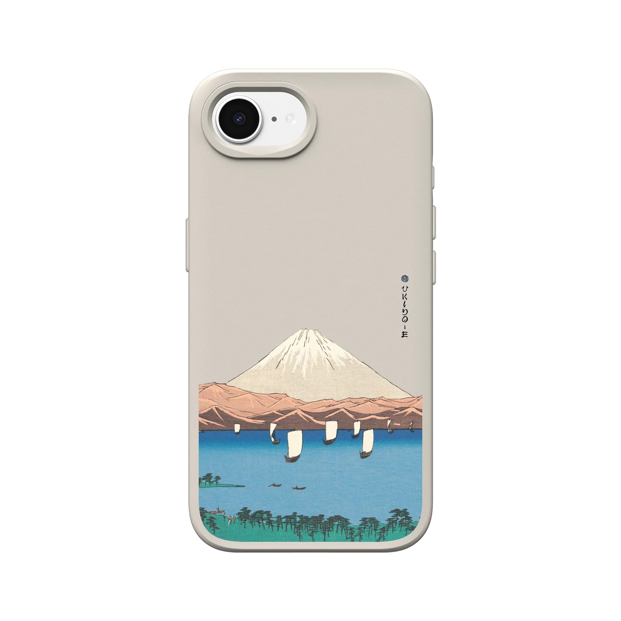 Coque iPhone 16e antichoc RhinoShield SolidSuit beige fin