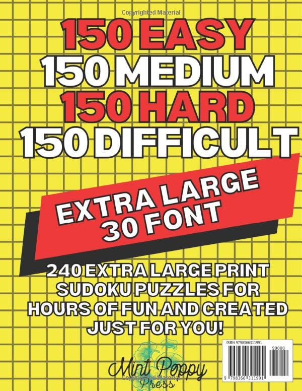 Miniatura 2 de 2023 Sudoku Puzzles For Adults Large Print 600 Sudoku Puzzles With Full Solutions Easy To Difficult Levels