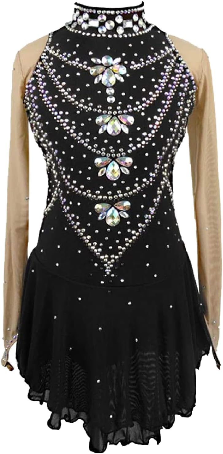 Figure Skating Clothing Outfit for Girls Ice Skating Dress Roller Skating Competition Wear