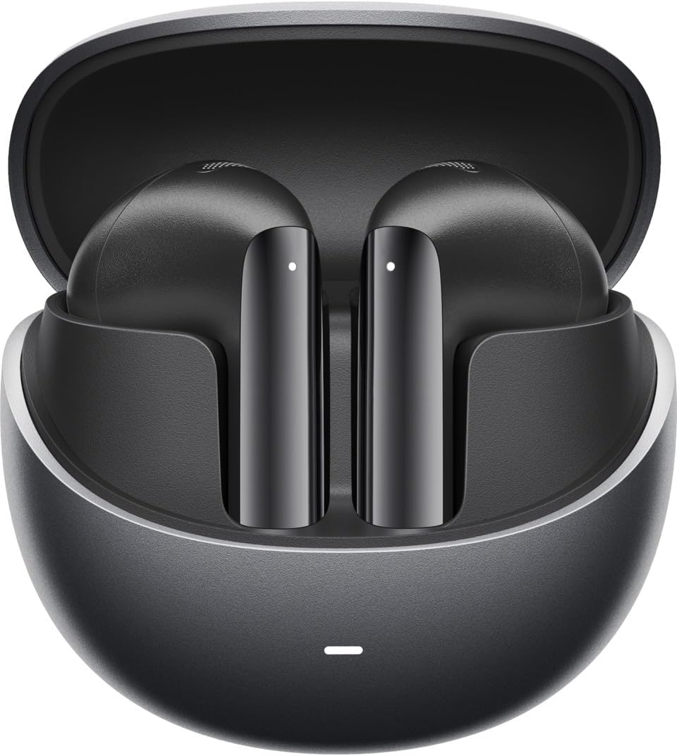 QCY HT10 Ailybuds Pro Plus Adaptive Anc Hi-res Ldac Ai 6 Microphone Bluetooth 5.3 Wireless Headset Black