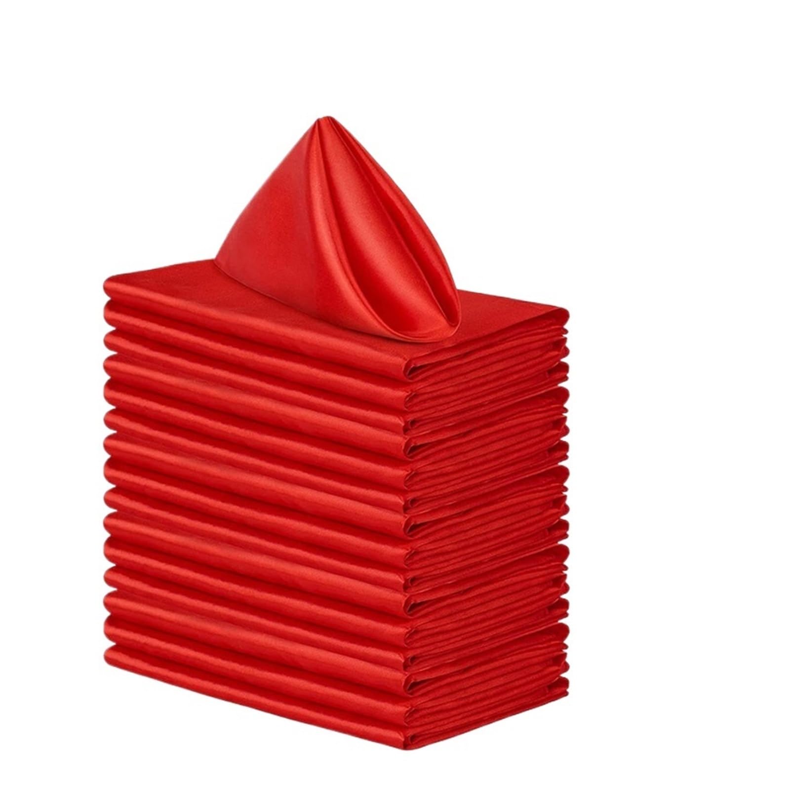 Satin Dinner Napkins 6pcs Satin Napkin 30cm*30cm Towel Soft Table Napkins for Wedding Party Home Hotel Decor(Color 3)