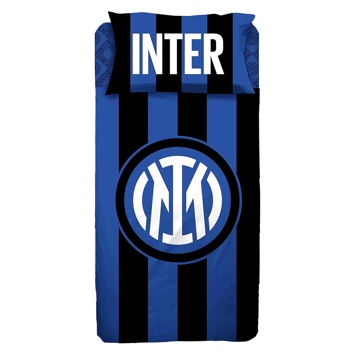 Inter, 100% Cotton Double Bed Sheet Set, Bed Set, Top Sheet + Fitted Sheet + Pillow Case, 100% Cotton, Official Product