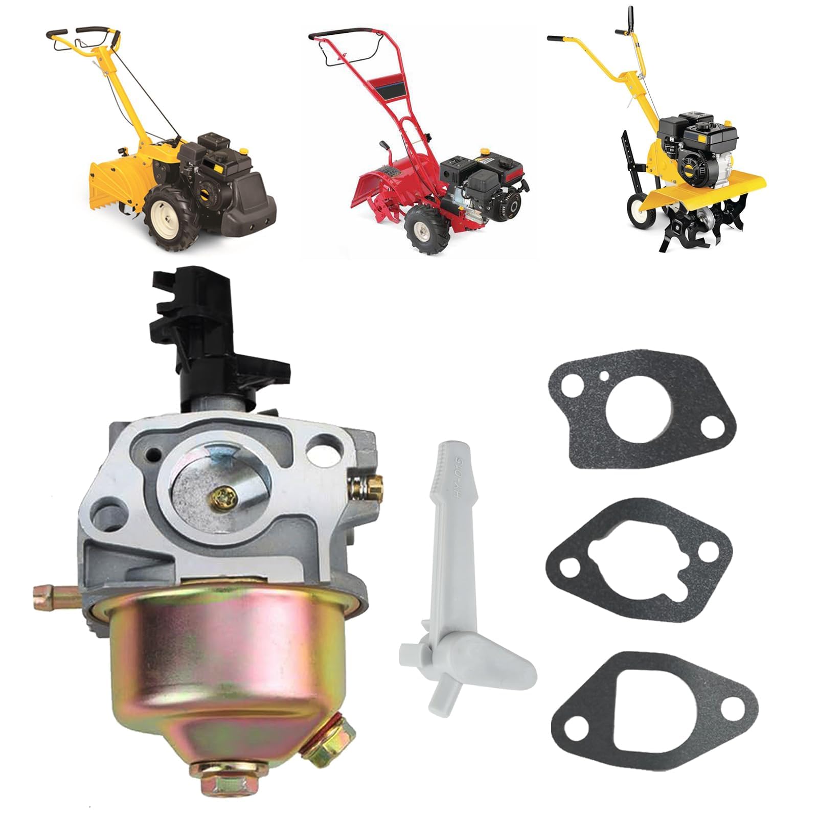 Huayi 170H 170He 170Hb 951-12785 951-05021 Carburetor Replacement For Troy-Bilt Super Bronco Rototiller 208cc MTD Cub Cadet RT65 951-10797 951-12124 170-AU 170-AUA 208CC Engines Carb