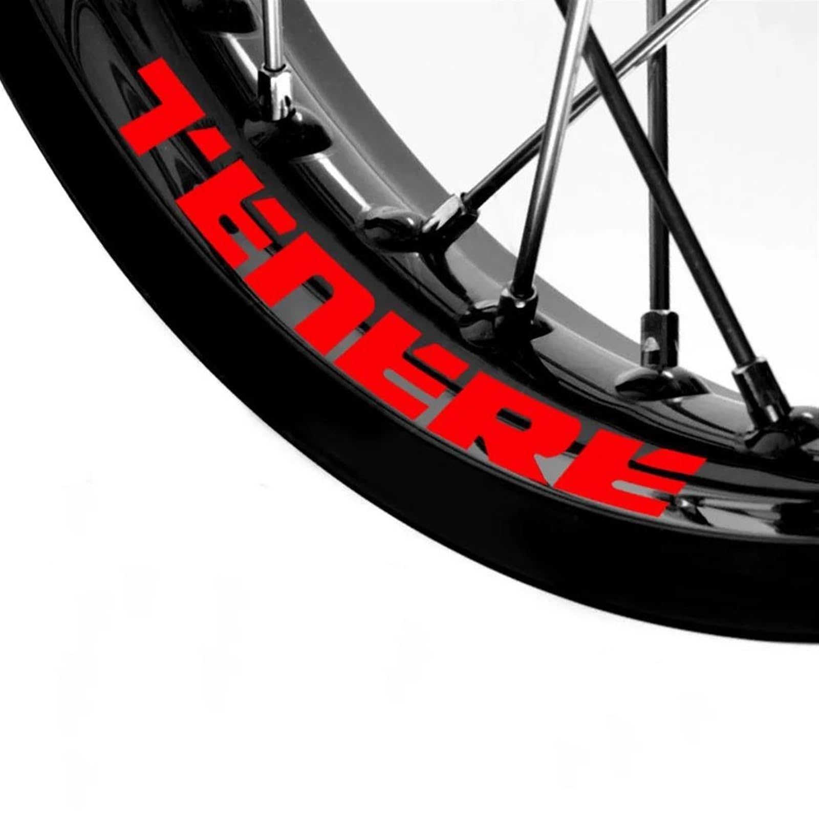 Reflective Motorcycle Parts Wheel Sticker Inside of Hub Decals Rim Stripe Tape for Yamaha for Tenere 700 1200(Color4)