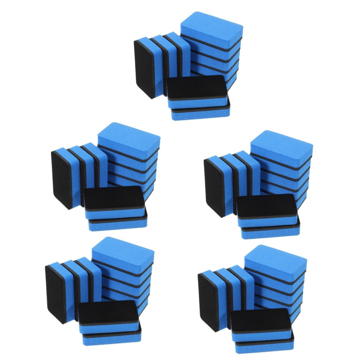 SHINEOFI 5 Set Cancellino Magnetico Per Lavagna Gesso Matita Pastello Matite Cleanseen Gomma Cancellare Dell'insegnante Cancellini Portatili Per Lavagne Bianche Eva Blue 10 Pezzi * 5